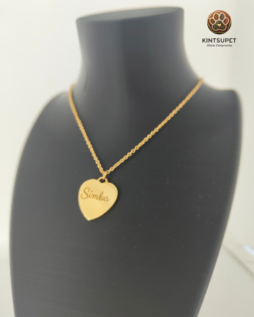 COLLANA MINI MODELLO HEART (gold)