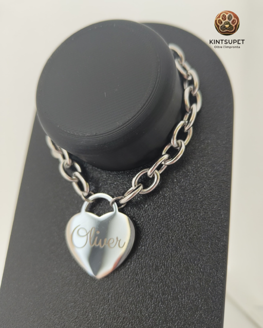 BRACCIALE MODELLO HEART (silver)