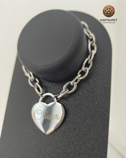 BRACCIALE MODELLO HEART (silver)