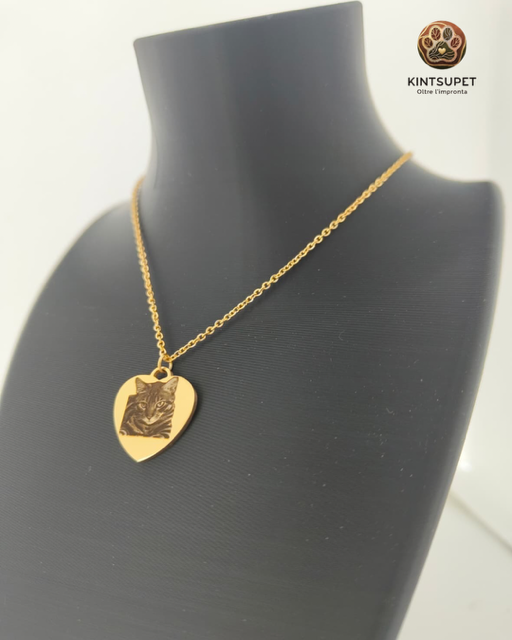 COLLANA MINI MODELLO HEART (gold)