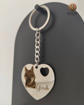 PORTACHIAVI MODELLO HEART (silver)