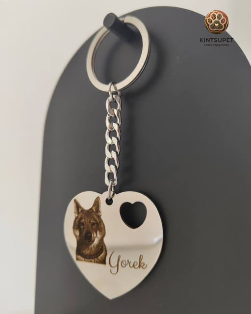 PORTACHIAVI MODELLO HEART (silver)