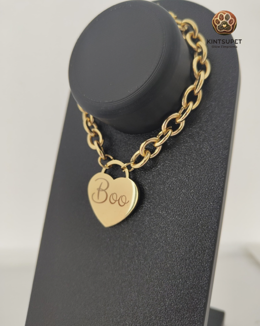 BRACCIALE MODELLO HEART (gold)