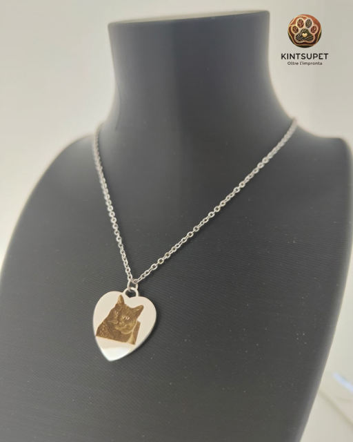 COLLANA MINI MODELLO HEART (silver)